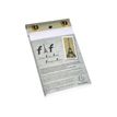 Exacompta FAF - Alfombrilla de escritorio - 210 x 135 mm - blanco - liso