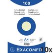 Exacompta - Tarjeta de registros - A4 - verde (paquete de 100)