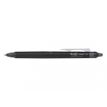 Pilot FriXion Point Clicker - Bolígrafo  - no permanente - negro - tinta de gel termosensible - 0.5 mm - retractil - con borrador