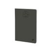 Quo Vadis Everest 21 - Cuaderno - costura de separación - office - 150 x 210 mm - 112 hojas / 224 páginas - papel blanco - reglado - cubierta gris antracita - poliuretano (PU)