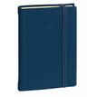 Quo Vadis Silk Affaires Prestigio - Planning agenda - vista de la semana - costura de separación - 100 x 150 mm - azul