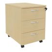 Burocean Triade - Pedestal - móvil - 3 cajones - verde haya