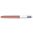 3086123636910-BIC 4 Couleurs Shine - Stylo à bille 4 couleurs - corps rose gold-P_400009162_2-1