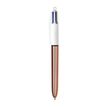 3086123636910-BIC 4 Couleurs Shine - Stylo à bille 4 couleurs - corps rose gold-P_400009162_3-2