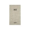 5412303376037-Agenda Notavision Tessuto - 1 semaine par page - 9 x 16 cm - beige - Brepols-P_400009370_1-0