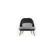 Paperflow Cocoon - Silla - polipropileno, espuma, contrachapado, 100% poliéster - gris, negro