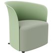 Paperflow Crown - Club chair - reposabrazos - polipropileno, espuma, contrachapado, 100% poliéster - verde