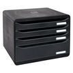 0404000100294-Exacompta BigBox Plus - Module de classement à l'italienne 4 tiroirs - noir-P_400010029_1-0
