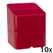 Exacompta PEN-CUBE Iderama - Soporte de lapicero - frambuesa translúcida