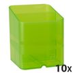 Exacompta PEN-CUBE Iderama - Soporte de lapicero - translucent anise green