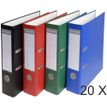 Exacompta - Archivaor de anillas - ancho de la espina: 80 mm - para A4, A4 Maxi - capacidad: 600 hojas - colores variados
