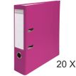 Exacompta - Archivaor de anillas - ancho de la espina: 80 mm - para A4 - capacidad: 760 hojas - frambuesa