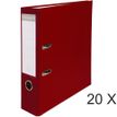 Exacompta - Archivaor de anillas - ancho de la espina: 80 mm - para A4 - capacidad: 760 hojas - burdeos