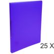 Exacompta Chromaline - Archivador de anillas - ancho de la espina: 20 mm - para A4 - capacidad: 140 hojas - púrpura