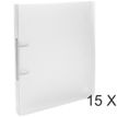 Exacompta Chromaline - Archivador de anillas - ancho de la espina: 40 mm - para A4 Maxi - capacidad: 275 hojas - hielo
