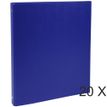 Exacompta - Archivador de anillas - ancho de la espina: 20 mm - para A4 - azul