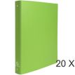 Exacompta - Archivador de anillas - ancho de la espina: 40 mm - para A4 - capacidad: 275 hojas - verde anís