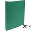 Exacompta - Archivador de anillas - ancho de la espina: 40 mm - para A4 - capacidad: 225 hojas - verde
