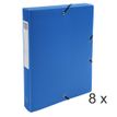 Exacompta Exabox - Archivo de caja - ancho de la espina: 40 mm - para A4 - azul opaco