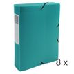 Exacompta Exabox - Archivo de caja - ancho de la espina: 60 mm - para A4 - verde opaco
