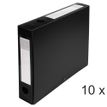 Exacompta - Archivo de caja - ancho de la espina: 60 mm - para A4 - negro opaco