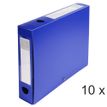 Exacompta - Archivo de caja - ancho de la espina: 60 mm - para A4 - azul opaco