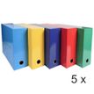 Exacompta Iderama - Maleta de transferencia - ancho de la espina: 90 mm - para A4 - capacidad: 800 hojas - disponible en diferentes colores