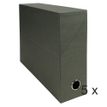 Exacompta - Maleta de transferencia - ancho de la espina: 90 mm - para A4 - capacidad: 800 hojas - verde oscuro
