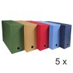 Exacompta - Maleta de transferencia - ancho de la espina: 120 mm - para A4 - capacidad: 1000 hojas - disponible en diferentes colores