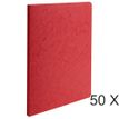 Exacompta Nature Future - Carpata archivadora - ampliable - para A4 - capacidad: 500 hojas - rojo moteado