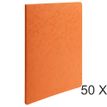 Exacompta Nature Future - Carpeta con corte cuadrado - ampliable - para A4 - capacidad: 500 hojas - naranja