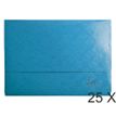 Exacompta 1928 - Bolsillo clasificador - para Foolscap - capacidad: 300 hojas - turquesa