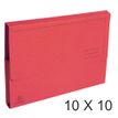 Exacompta Forever - Cartera de documentos - ampliable - para A4 - capacidad: 200 hojas - rojo (paquete de 10)
