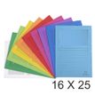 Exacompta Forever - Carpeta en forma de L - ancho de la espina: 0.5 mm - para A4 - capacidad: 50 hojas - blanco vivo, rojo intenso, amarillo intenso, fucsia intenso, púrpura oscuro intenso, azul oscuro intenso, verde oscuro intenso, naranja intenso, azul