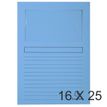 Exacompta Forever - Carpeta en forma de L - ancho de la espina: 0.5 mm - para A4 - capacidad: 50 hojas - azul claro (paquete de 25)
