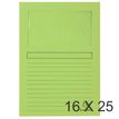 Exacompta Forever - Carpeta en forma de L - ancho de la espina: 0.5 mm - para A4 - capacidad: 50 hojas - verde claro teñido (paquete de 25)
