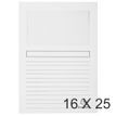 Exacompta Forever - Carpeta en forma de L - para A4 - capacidad: 80 hojas - blanco (paquete de 25)