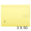 Exacompta Nature Future - Cartera de documentos - para A4, 240 x 320 mm - capacidad: 300 hojas - amarillo (paquete de 50)