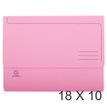 Exacompta Nature Future - Cartera de documentos - para A4, 240 x 320 mm - capacidad: 300 hojas - rosa (paquete de 10)
