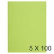 Exacompta Forever Flash 220 - Carpeta con corte cuadrado - para A4 - capacidad: 200 hojas - verde suave (paquete de 100)