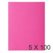 Exacompta Nature Future Bahia 220 - Carpeta con corte cuadrado - para A4 - capacidad: 200 hojas - fucsia (paquete de 100)