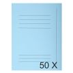Exacompta Nature Future Jura 250 - Carpeta de 3 solapas - para A4 - capacidad: 200 hojas - azul claro