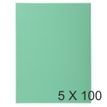 Exacompta Nature Future Jura 250 - Carpeta con corte cuadrado - para A4 - capacidad: 200 hojas - verde (paquete de 100)