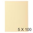 Exacompta Nature Future Jura 250 - Carpeta con corte cuadrado - para A4 - capacidad: 200 hojas - natural (paquete de 100)