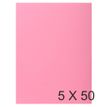 Exacompta Nature Future Jura 250 - Carpeta de una solapa - para A4 - rosa (paquete de 50)