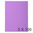 Exacompta Forever Foldyne 250 - Carpeta con corte cuadrado - para A4 - capacidad: 200 hojas - púrpura (paquete de 100)