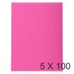 Exacompta Forever Foldyne 250 - Carpeta con corte cuadrado - para A4 - capacidad: 200 hojas - fucsia (paquete de 100)