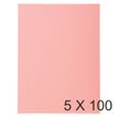 Exacompta Forever Foldyne 180 - Carpeta con corte cuadrado - para A4 - capacidad: 200 hojas - rosa (paquete de 100)