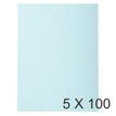 3130633420306-Exacompta Forever - 5 Paquets de 100 Chemises Folio - 170 gr - bleu clair-P_400010923_2-0