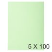 Exacompta Forever - Carpeta con corte cuadrado - para Folio - capacidad: 200 hojas - verde primavera (paquete de 100)